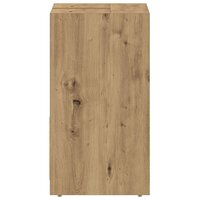 Wastafelkast 60x33x60 cm bewerkt hout artisanaal eikenkleurig 7