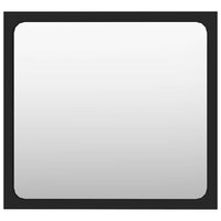 2-delige Badkamermeubelset spaanplaat zwart 9