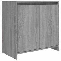 Badkamerkast 60x33x61 cm bewerkt hout grijs sonoma eikenkleurig 2