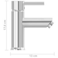 Wastafelkraan 130x176 mm verchroomd 5