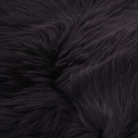 Stoelkussens 2 st 40x40 cm echt schapenvacht donkergrijs 5