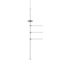 Handdoekenrek 47x280 cm aluminium 3