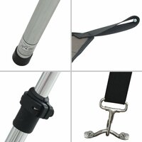 Schaduwdoek T-top 170x208x(115-183) cm antracietkleurig 5