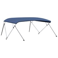 Biminitop 4-boogs 243x(230-244)x137 cm marineblauw  4