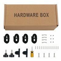 Biminitop 2 bogen 180x130x110 cm zwart 7