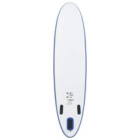 Stand Up Paddleboardset opblaasbaar blauw en wit 4