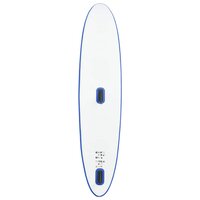 Stand-up paddleboard opblaasbaar met zeilset blauw en wit 6