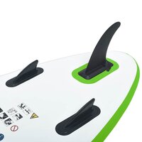 Stand-up paddleboard opblaasbaar groen en wit 5