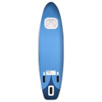 Stand Up Paddleboardset opblaasbaar 360x81x10 cm zeeblauw 4