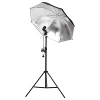 Fotostudioset met verlichtingsset en achtergrond 6