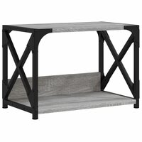 Printerstandaard 44x26x31,5 cm bewerkt hout grijs sonoma eiken 2