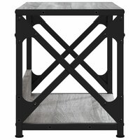 Printerstandaard 44x26x31,5 cm bewerkt hout grijs sonoma eiken 5