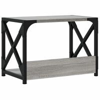 Printerstandaard 44x26x31,5 cm bewerkt hout grijs sonoma eiken 6