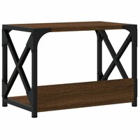 Printerstandaard 44x26x31,5 cm bewerkt hout bruin eikenkleur 6