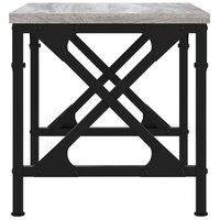 Printerstandaard 40x30x31 cm bewerkt hout grijs sonoma eiken 5