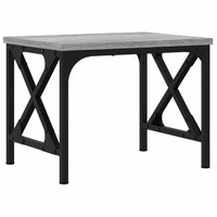 Printerstandaard 40x30x31 cm bewerkt hout grijs sonoma eiken 6