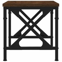 Printerstandaard 40x30x31 cm bewerkt hout bruin eikenkleur 5