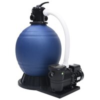 Zandfilter met 7 instellingen en 1000 W pomp blauw en zwart 3