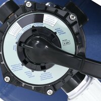 Zandfilter met 7 instellingen en 1000 W pomp blauw en zwart 4