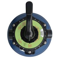 Zwembadzandfilter met 6-positie ventiel 460 mm blauw  6