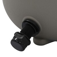 Zwembadzandfilter met 4-positie ventiel 350 mm grijs 5