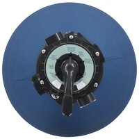 Zwembadzandfilter met 6-positie ventiel 560 mm blauw 3