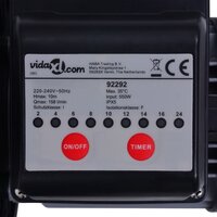 Zandfilterpomp met timer 550 W 50 L 9