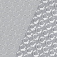 Zwembadhoes 975x488 cm PE zilverkleurig 4