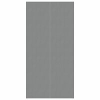 Zwembadgrondzeil 500x250 cm polyester geotextiel lichtgrijs 2