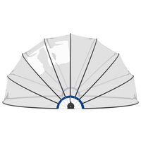 Zwembadkoepel 559x275 cm 4