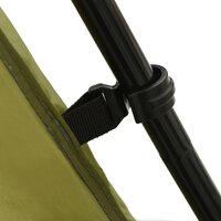 Zwembadtent 500x433x250 cm stof groen 5