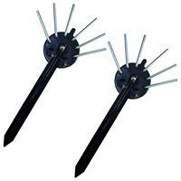 Zwembadoverkapping rond 315x158 cm PVC 8