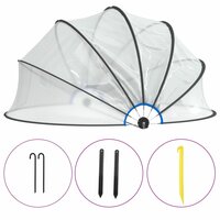 Zwembadoverkapping rond 467x234 cm PVC 2