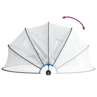 Zwembadoverkapping rond 467x234 cm PVC 6