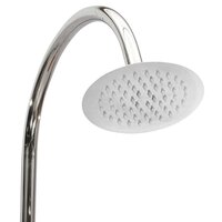 Buitendouche 75x75x210 cm massief teakhout 8