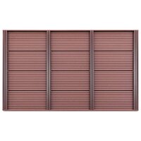 Vloerelement voor solardouche 101x63x5,5 cm HKC bruin 2