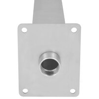 Zwembadfontein 50x30x90 cm roestvrij staal zilverkleurig   6