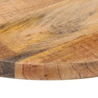 Tafelblad rond &Oslash; 40x1,5 cm massief ruw mangohout 6