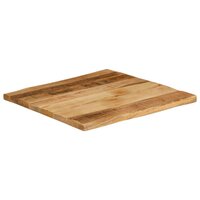 Tafelblad met natuurlijke rand 40x40x2,5 cm massief mangohout 2