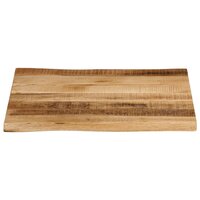 Tafelblad met natuurlijke rand 40x40x2,5 cm massief mangohout 3