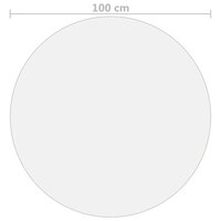 Tafelbeschermer &Oslash;100 cm 1,6 mm PVC transparant 5