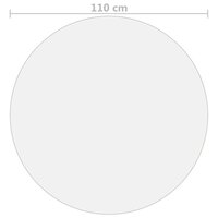 Tafelbeschermer &Oslash; 110 cm 2 mm PVC transparant 5