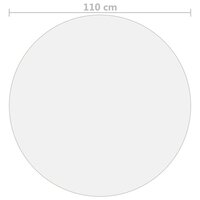 Tafelbeschermer &Oslash; 110 cm 2 mm PVC mat 5