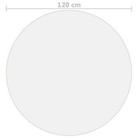 Tafelbeschermer &Oslash; 120 cm 2 mm PVC mat  5