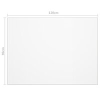 Tafelbeschermer 120x90 cm 2 mm PVC mat 6