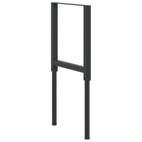 Werkbankframes verstelbaar 2 st 55x(69-95,5) cm metaal zwart 4