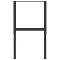Werkbankframes verstelbaar 2 st 55x(69-95,5) cm metaal zwart 6
