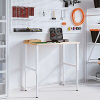 Werkbankframes verstelbaar 2 st 55x(69-95,5) cm metaal grijs 3