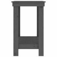 Werkbank 80x50x80 cm massief grenenhout grijs 6