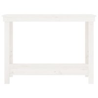 Werkbank 110x50x80 cm massief grenenhout wit 5